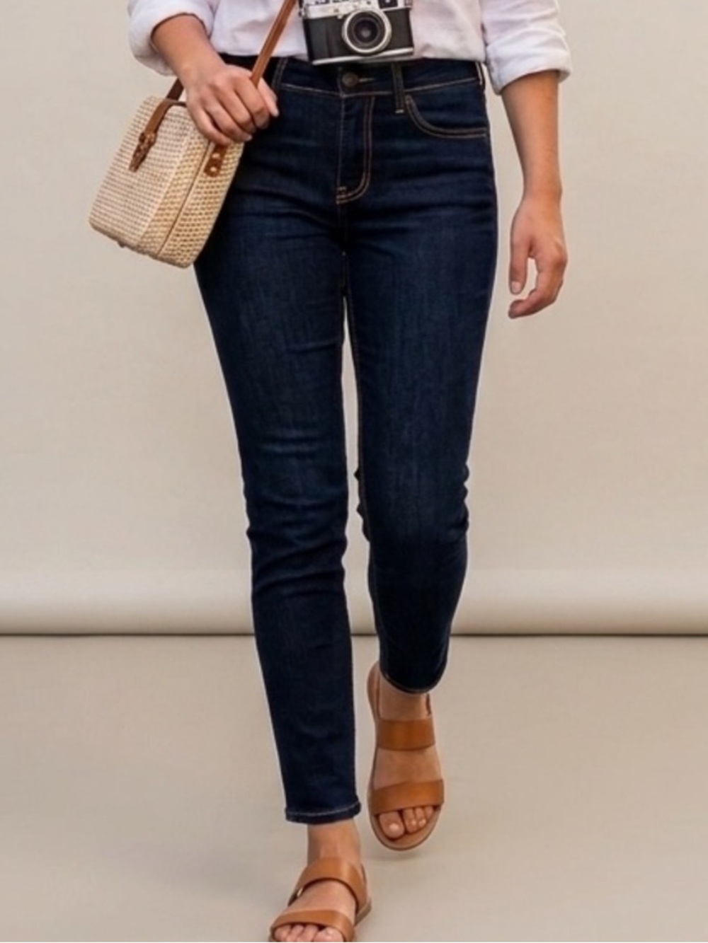 Old Navy The Sweetheart Dark Rinse Skinny Jeans Size 4 Short